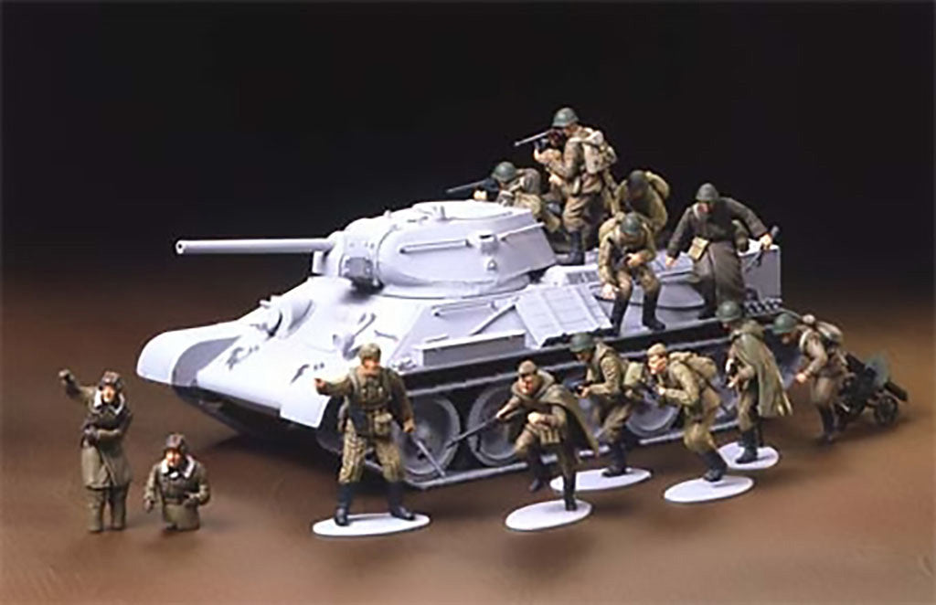 Tamiya Wwii Russian Infant./Tank Crew