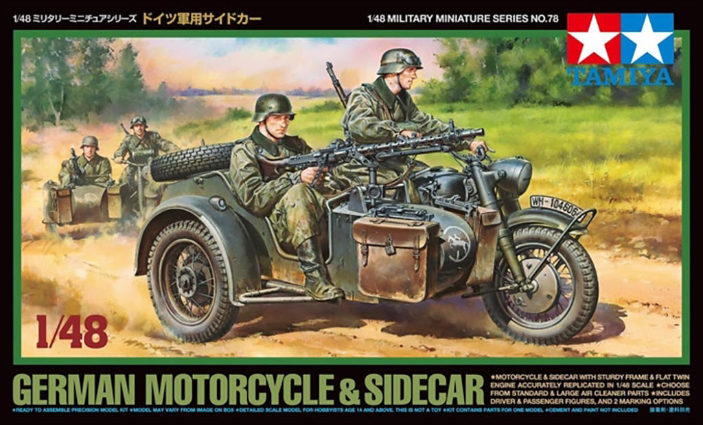 Tamiya German Motorcycle/Sidecar 32578