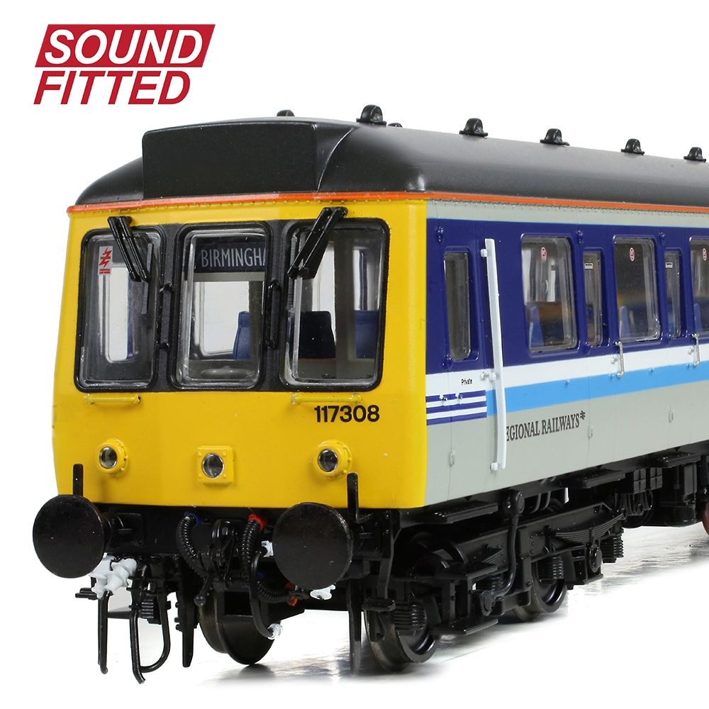 Branchline Class 117 3-Car DMU 117308 BR Regional Railways 35-505SF
