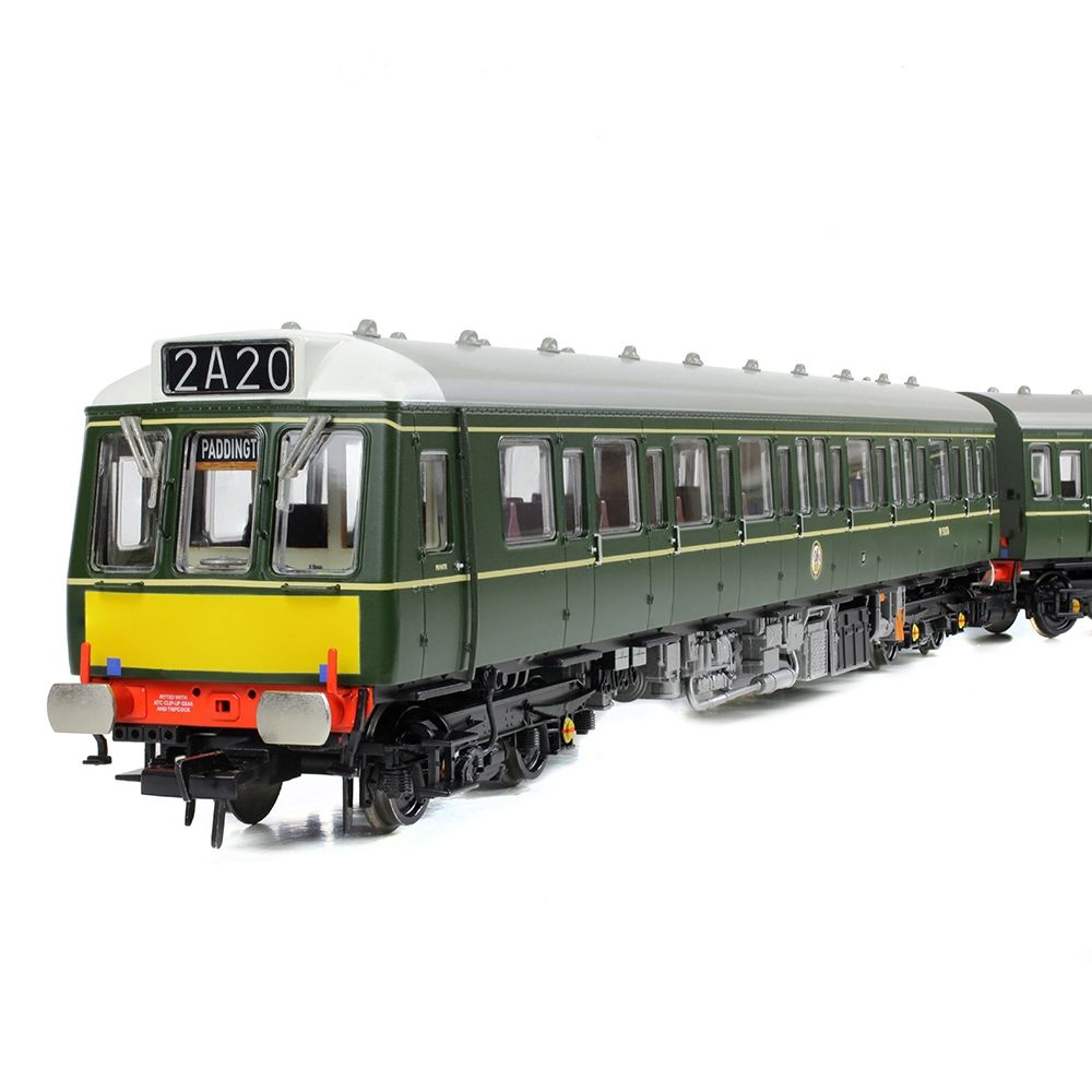 Branchline Class 117 3-Car DMU R334 BR Green (Small Yellow Panels) 35-503