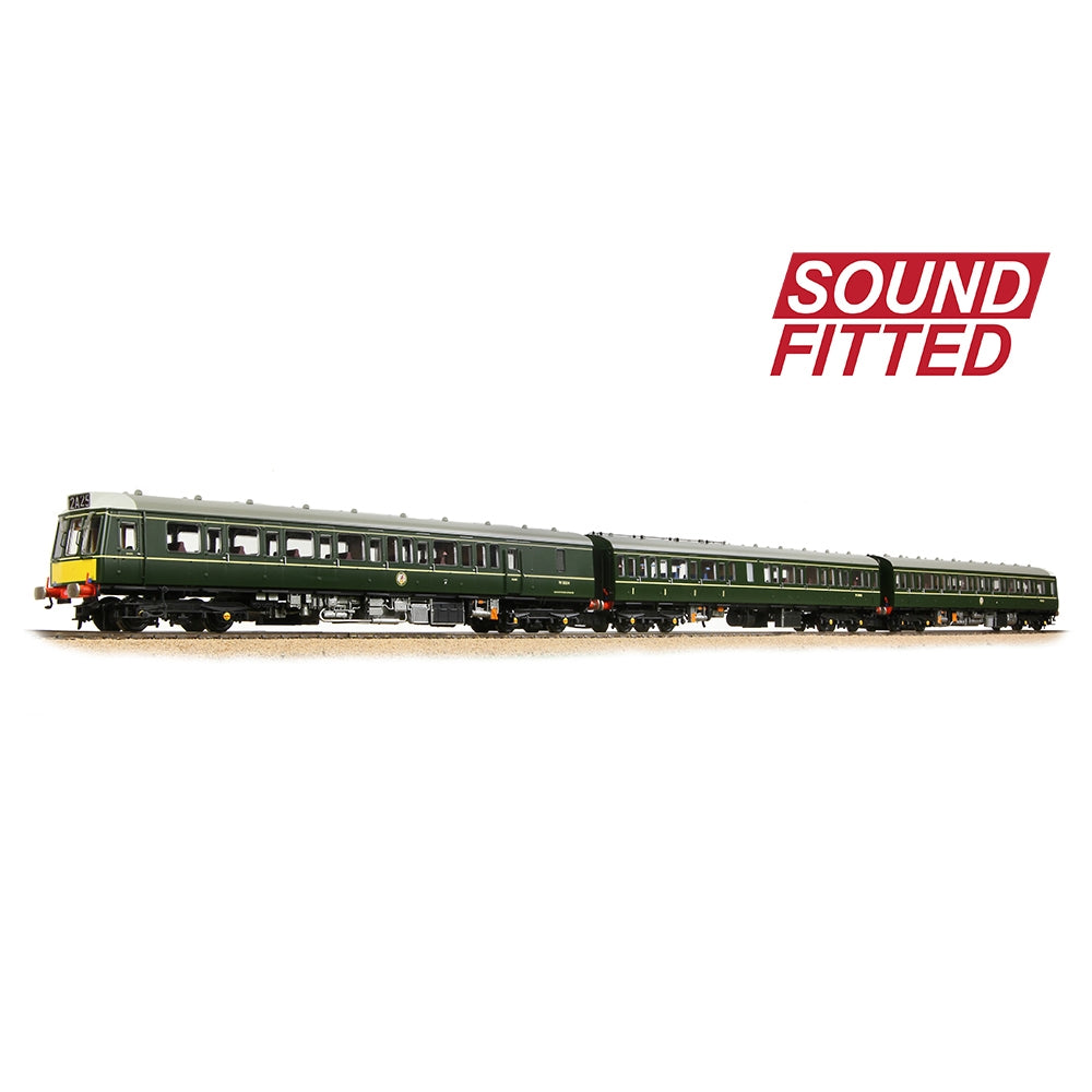 Branchline Class 117 3-Car DMU R334 BR Green (Small Yellow Panels) 35-503SF