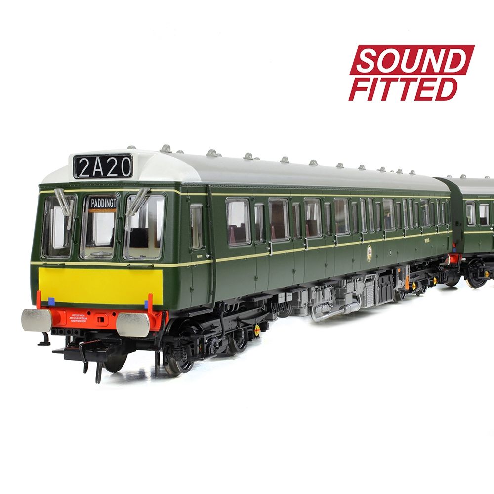 Branchline Class 117 3-Car DMU R334 BR Green (Small Yellow Panels) 35-503SF