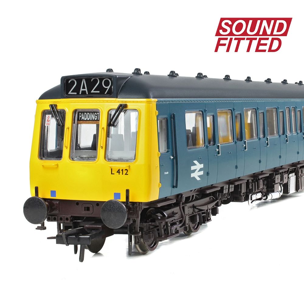 Branchline Class 117 3-Car DMU L412 BR Blue 35-504SF