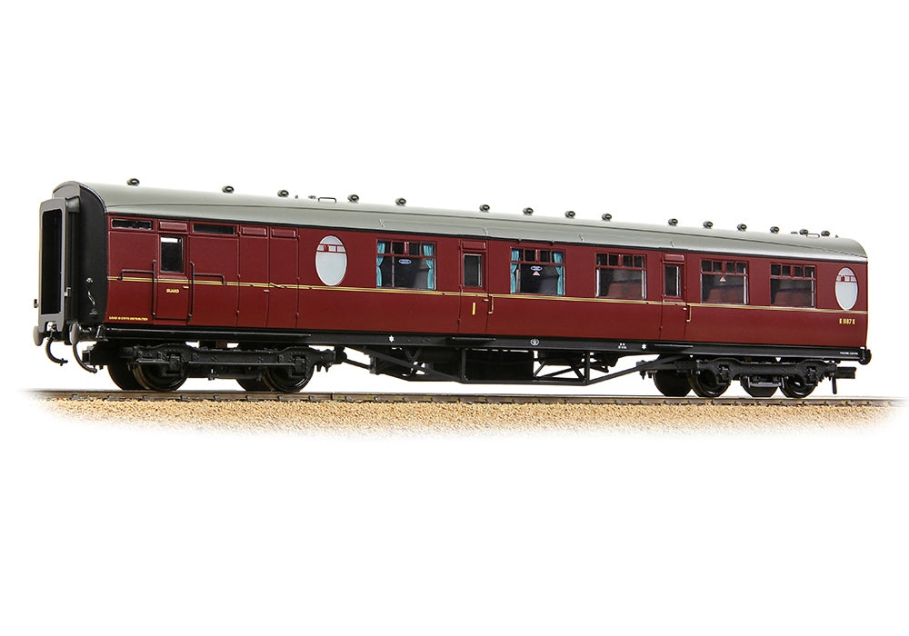 Branchline LNER Thompson Brake Composite Corridor BR Maroon 34-437