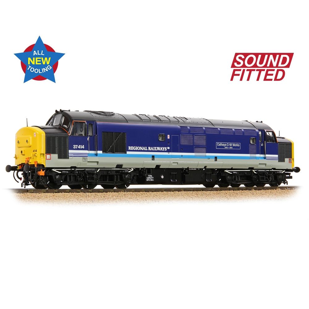 Branchline Class 37/4 37414 'Cathays C&W Works 1846-1993' BR Regional Railways 35-338SF