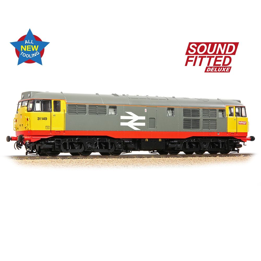 Branchline Class 31/1 Refurbished 31149 BR Railfreight (Red Stripe) 35-821ASFX