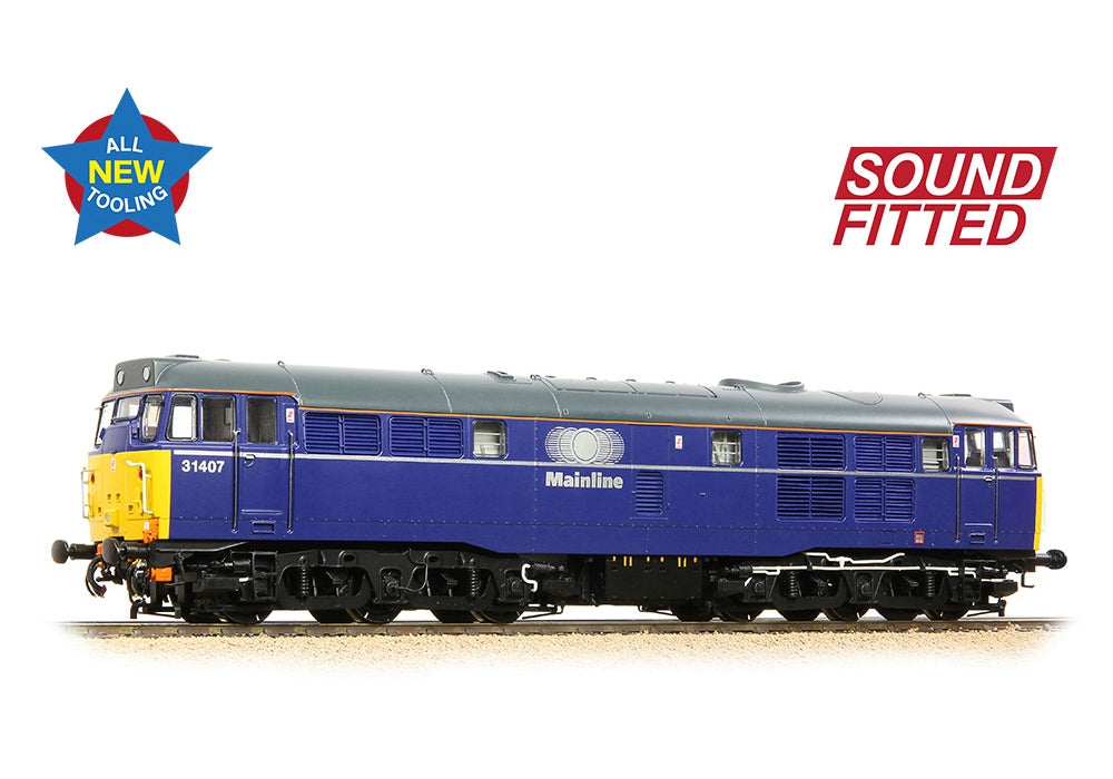 Branchline Class 31/4 Refurbished 31407 Mainline Freight 35-830SF - Locomotives