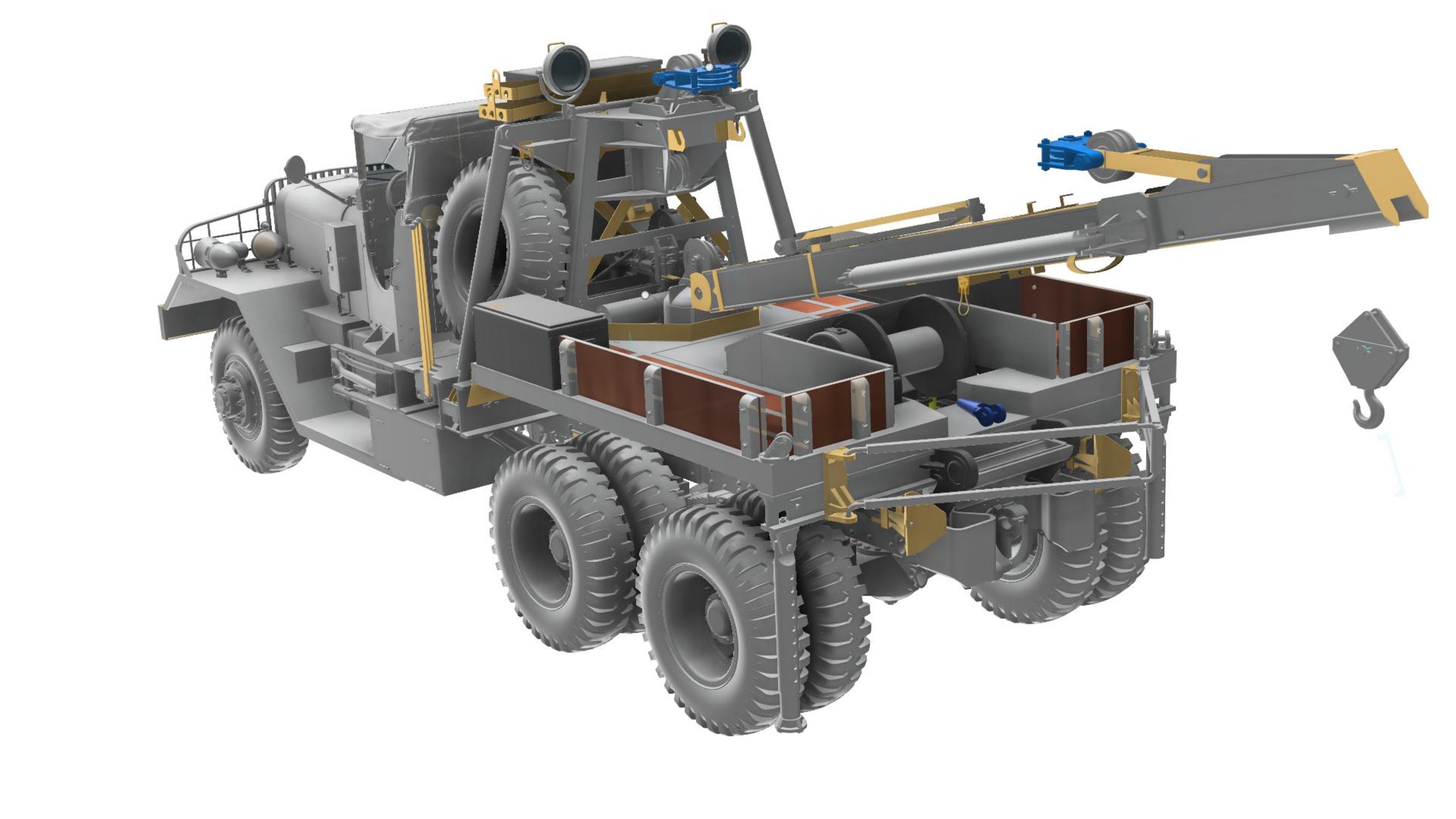 TM35014 US Heavy Wrecker Ward LaFrance Model 1000, Series 5, 1/35