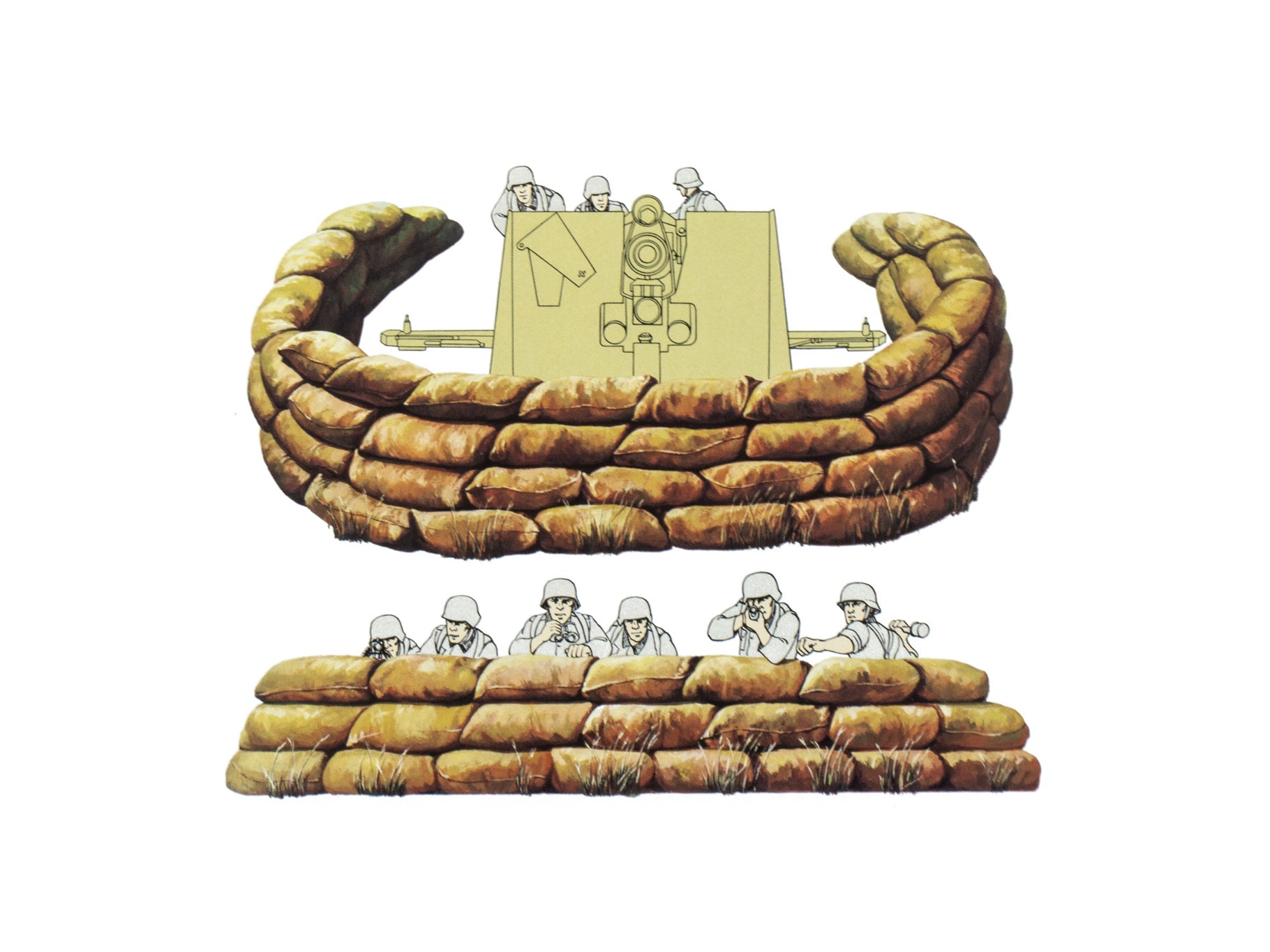 Tamiya Sand Bag Kit 35025