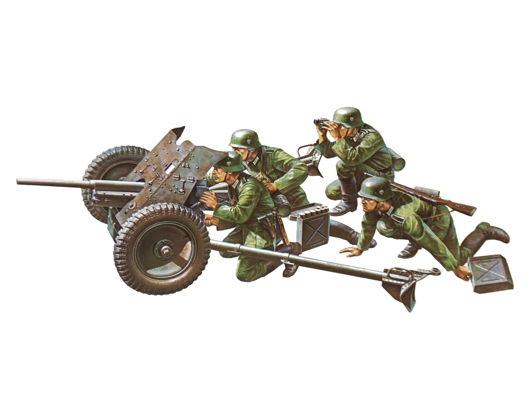 Tamiya Ger. 37Mm Anti-Tank Gun Kit 35035