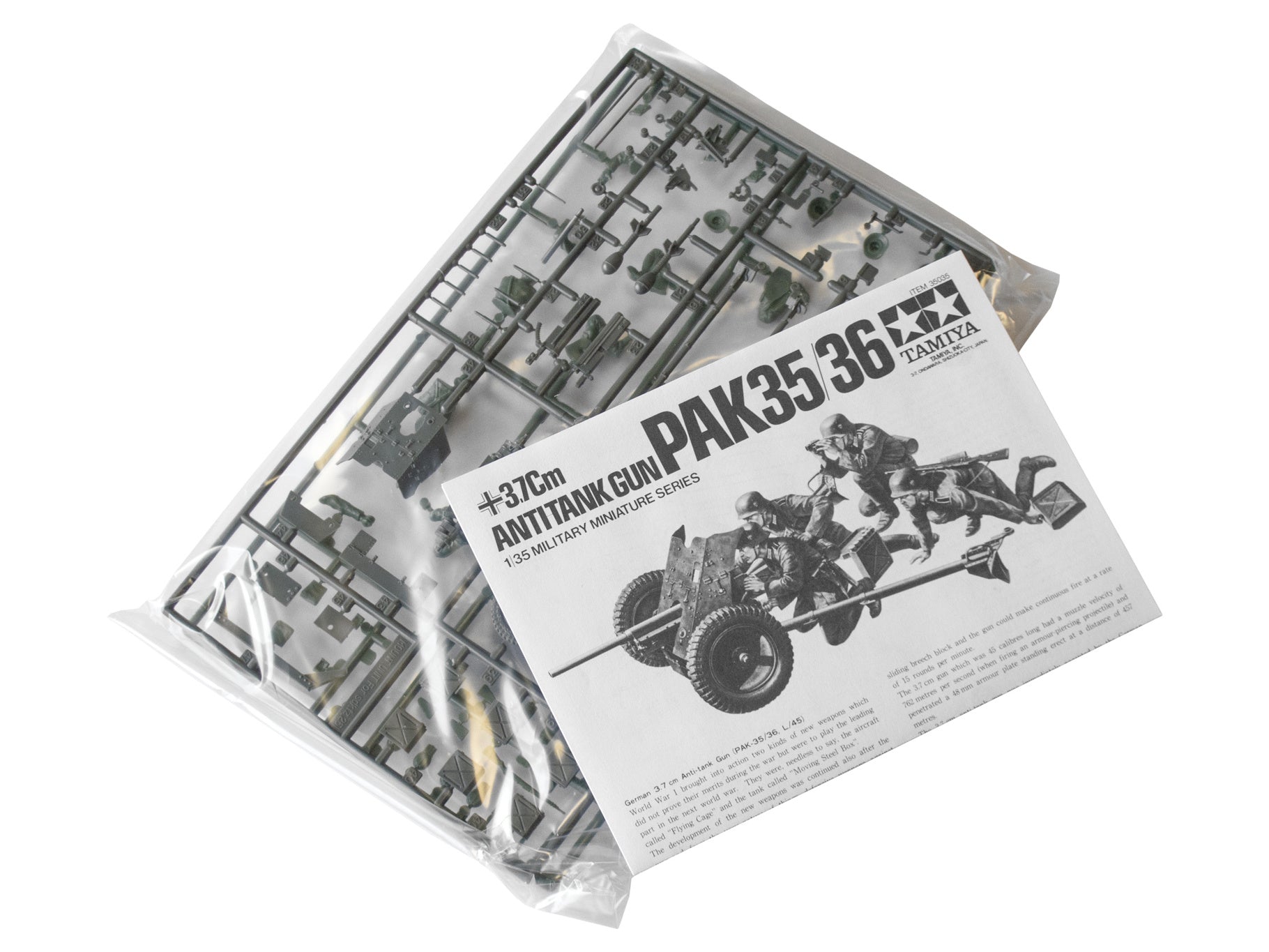 Tamiya Ger. 37Mm Anti-Tank Gun Kit 35035