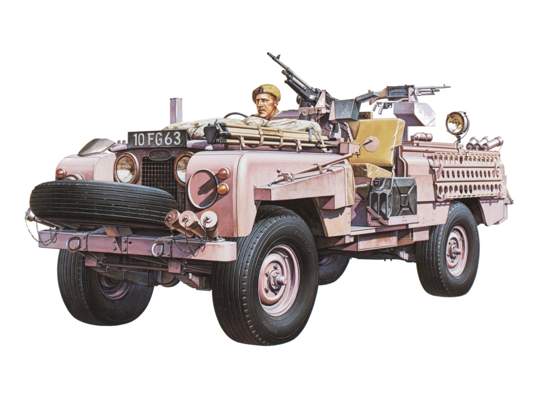 Tamiya 1/35 Sas British Pink Panther 35076