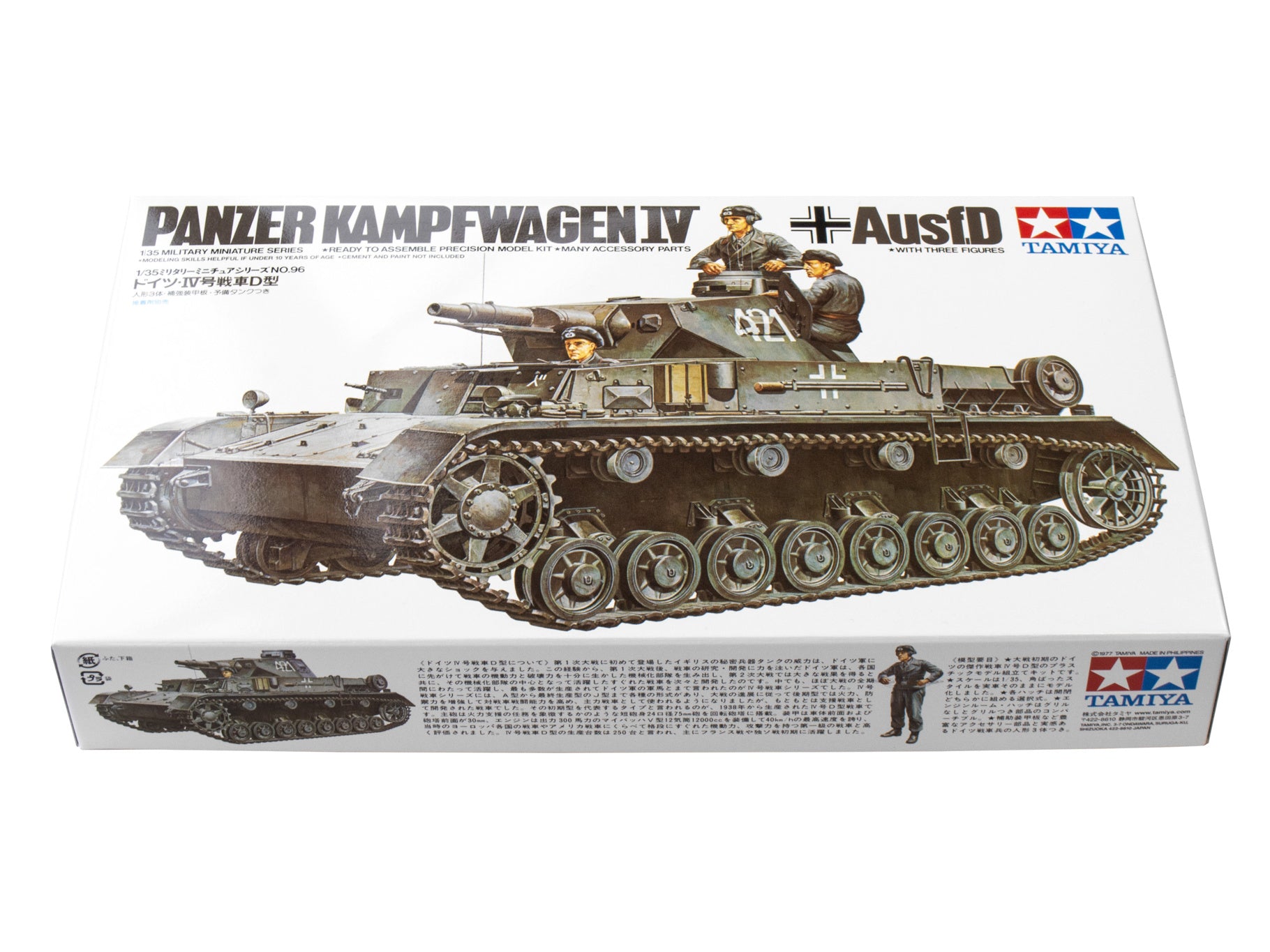 Tamiya German Pzkpw Iv Ausfd Kit 35096