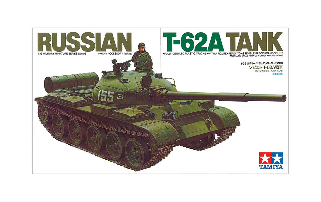 Tamiya Russian T-62 Tank Kit 35108