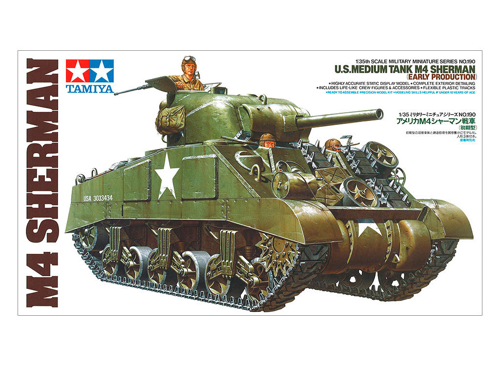 Tamiya U.S. Medium Tank M4 Sherman 35190