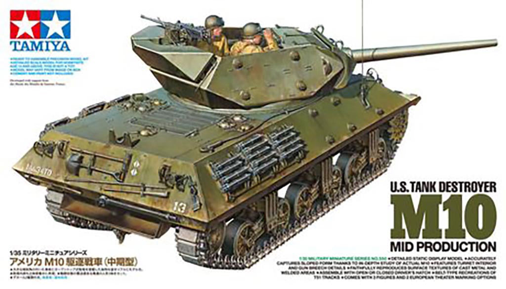 Tamiya Us Tank Destroyer M10 Mid Prod 35350