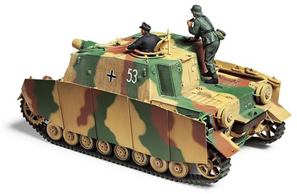 Tamiya German Assault Tank Iv Brummbaer Late Production
