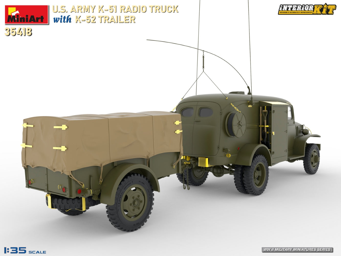 MiniArt US ARMY K-51 RADIO TRUCK - MT35418