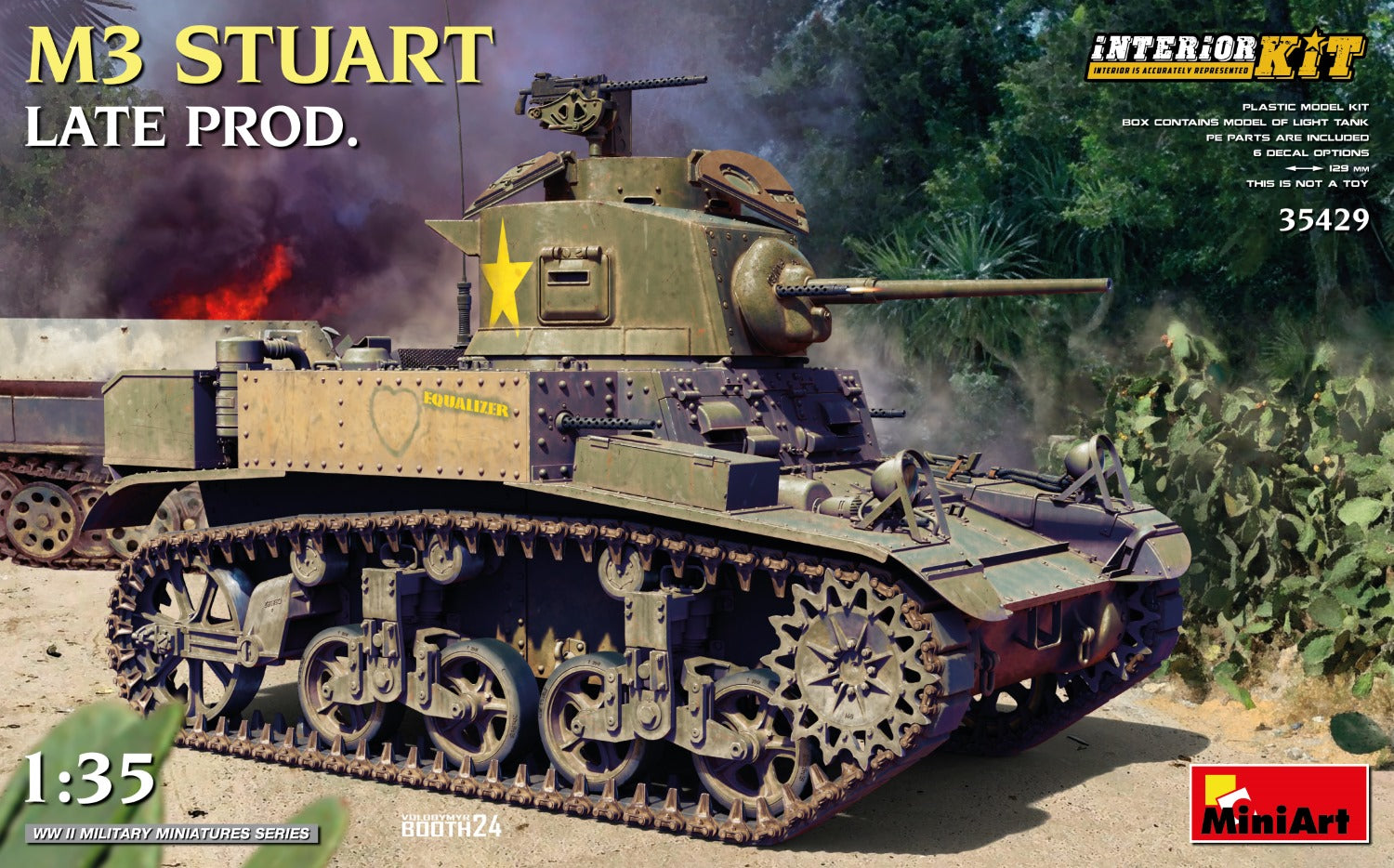 MiniArt M3 STUART LATE PROD. INTERIOR KIT 35429