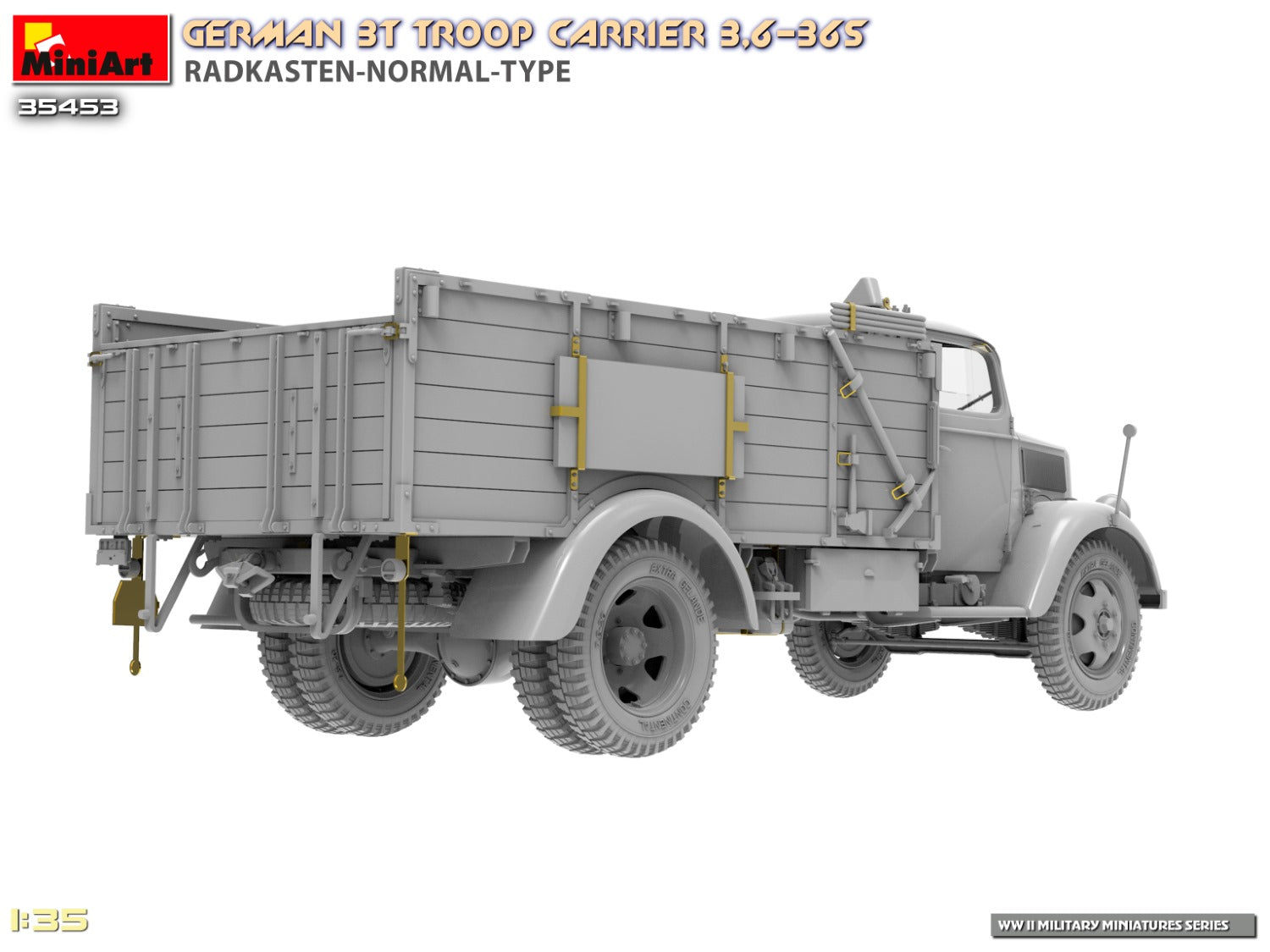 MiniArt 1/35 German 3t Troop Carrier 3,6-36S