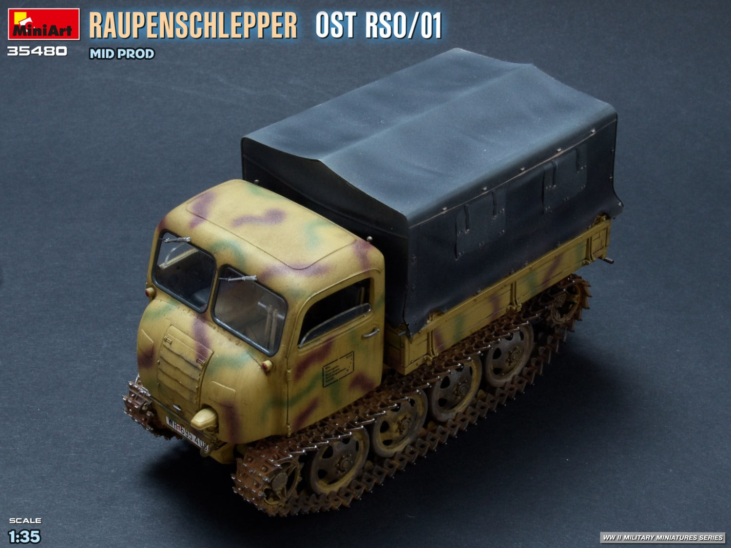 MiniArt 1/35 Raupenschlepper Ost RSO/01 Mid-Prod.