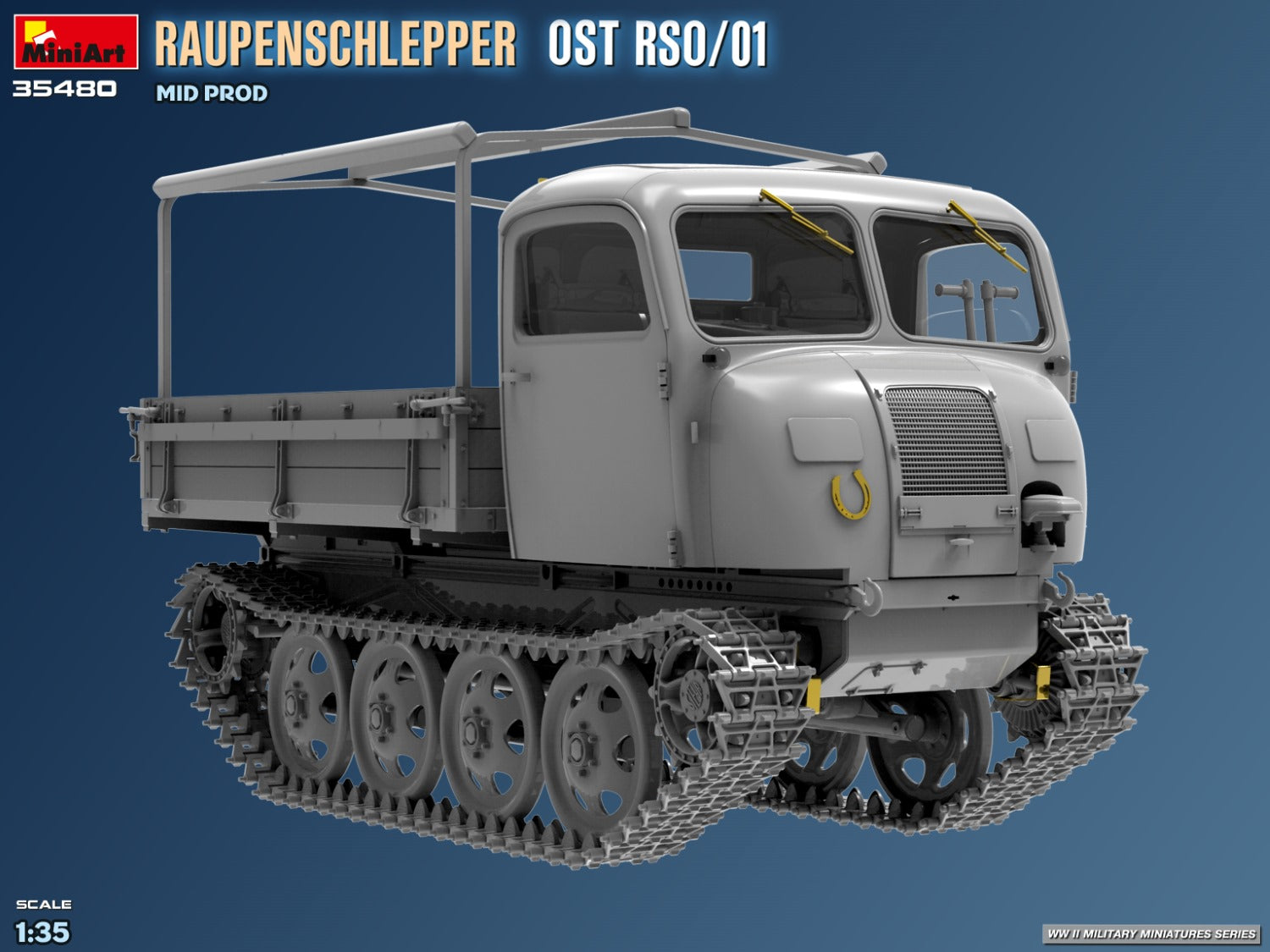 MiniArt 1/35 Raupenschlepper Ost RSO/01 Mid-Prod.