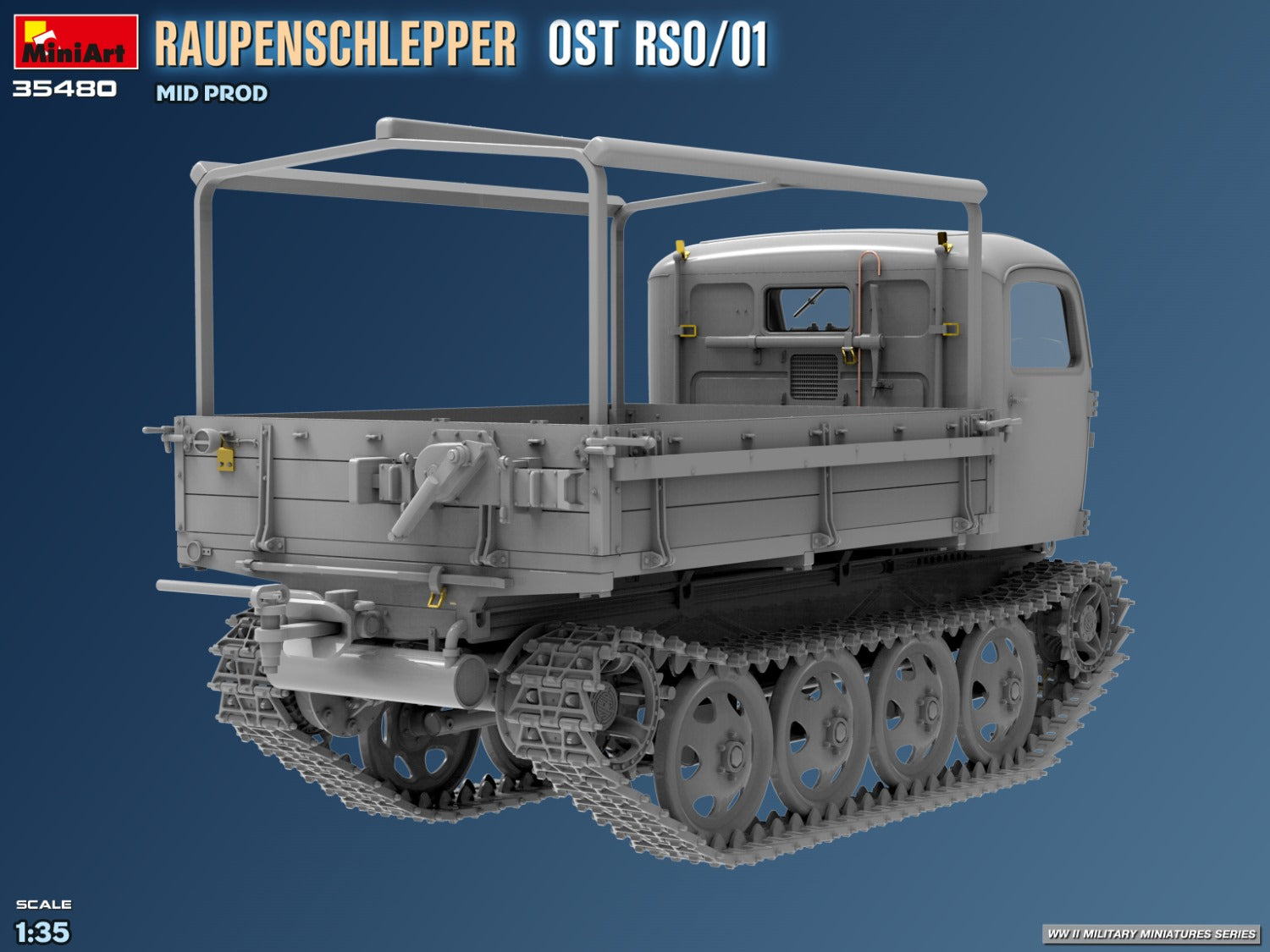 MiniArt 1/35 Raupenschlepper Ost RSO/01 Mid-Prod.