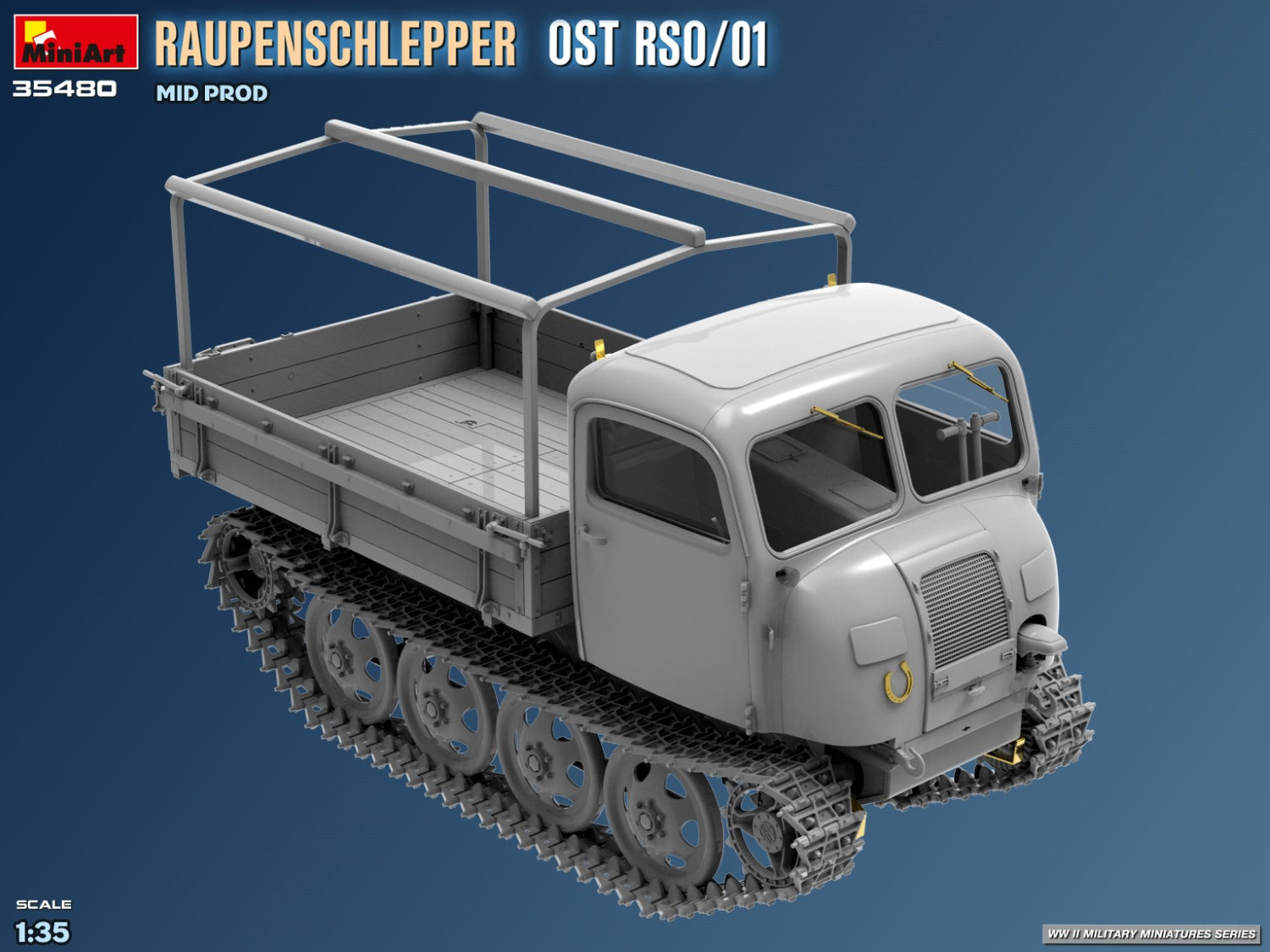 MiniArt 1/35 Raupenschlepper Ost RSO/01 Mid-Prod.