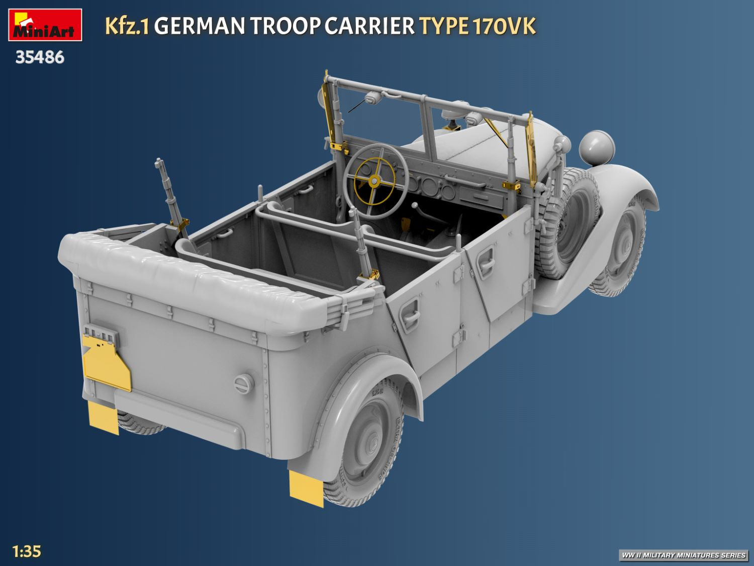 MiniArt Kfz.1 German Troop Carrier Type 170VK 1/35 scale