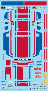 Italeri Fiat 131 Abarth 1977 San Remo Rally 3621
