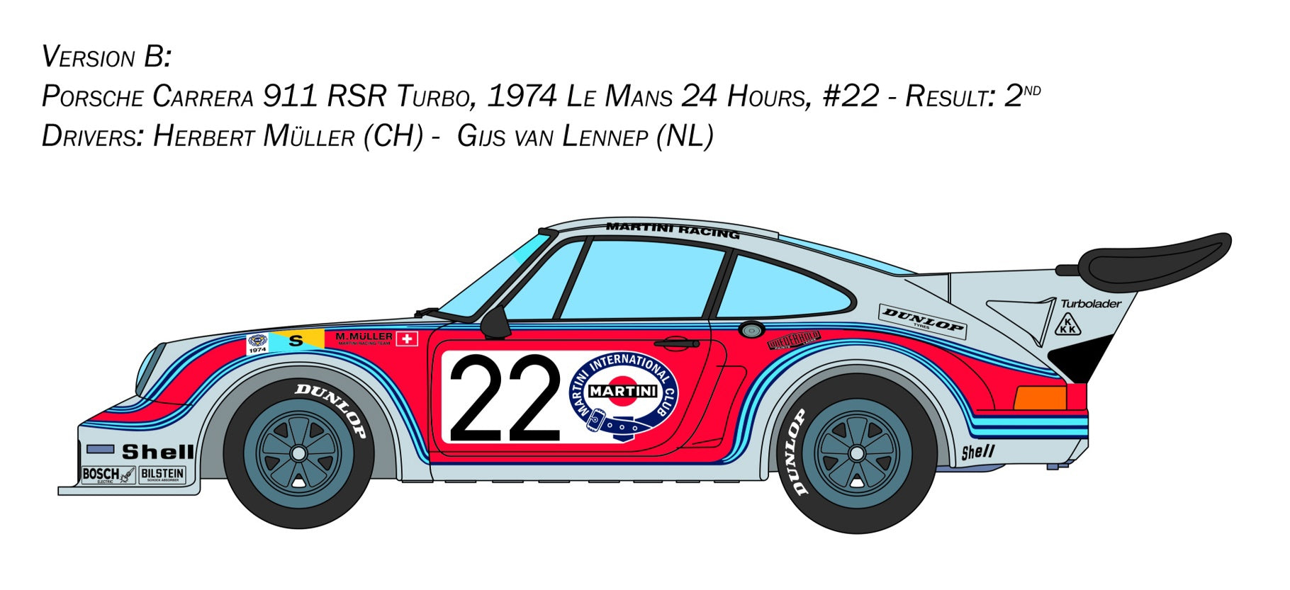 Italeri Porsche Rsr 934 3625