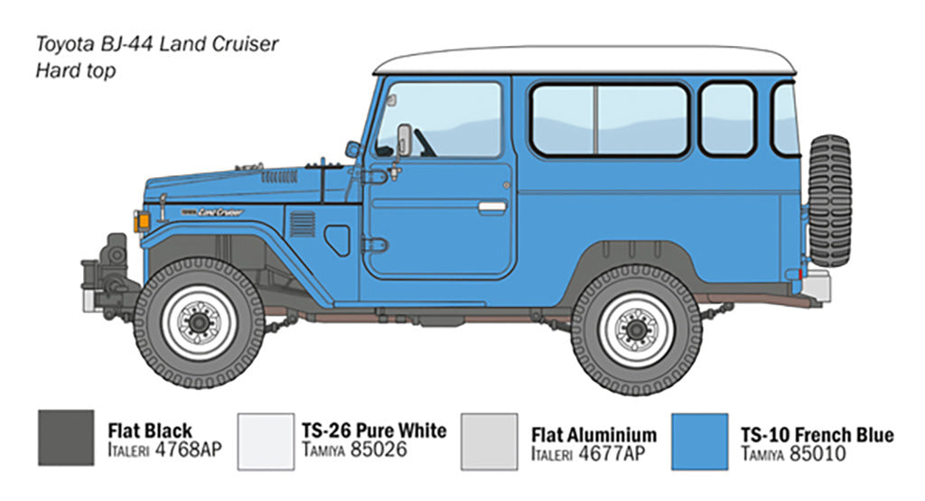 Italeri Toyota Bj-44 “Land Cruiser”Soft Top/Hard Top 3630