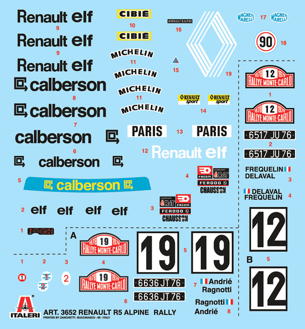 Italeri Renault 5 Rally 3652