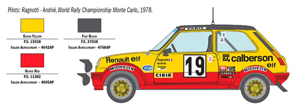 Italeri Renault 5 Rally 3652