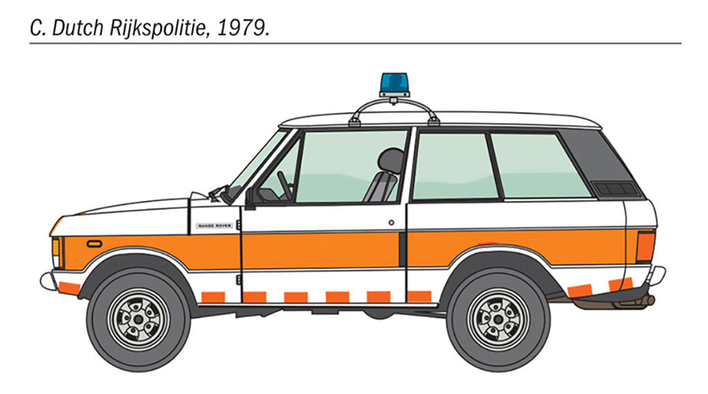 Italeri Police Range Rover 3661