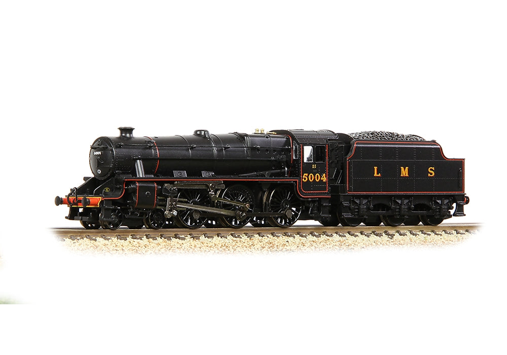 Graham Farish LMS 5mt 'Black 5' With Riveted Tender 5004 LMS Lined Black 372-135B