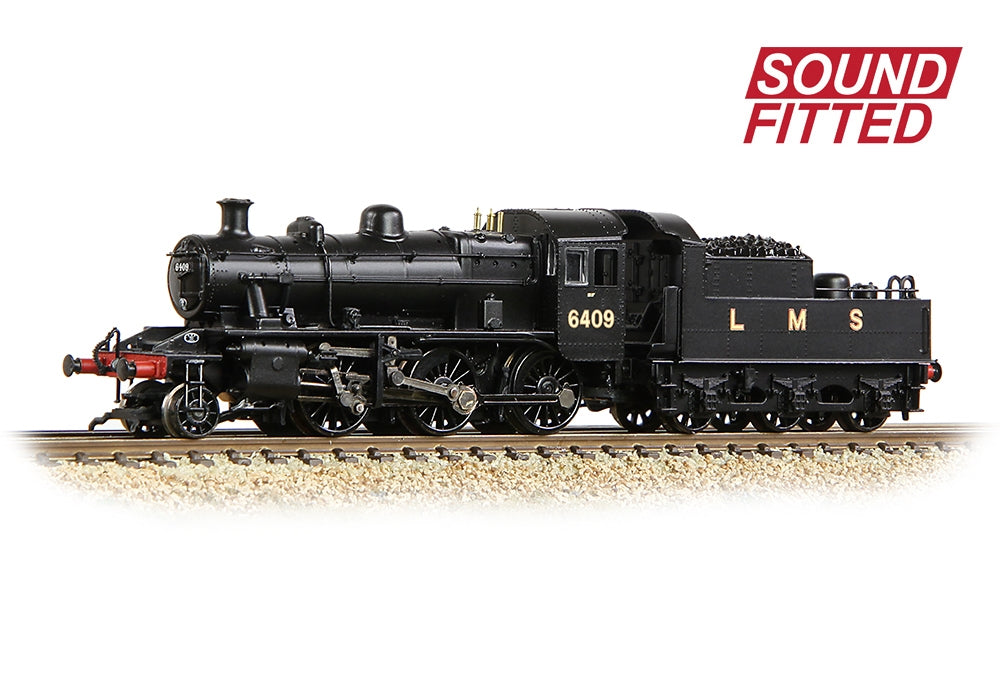 Graham Farish LMS Ivatt 2mt 6409 LMS Black 372-627BSF