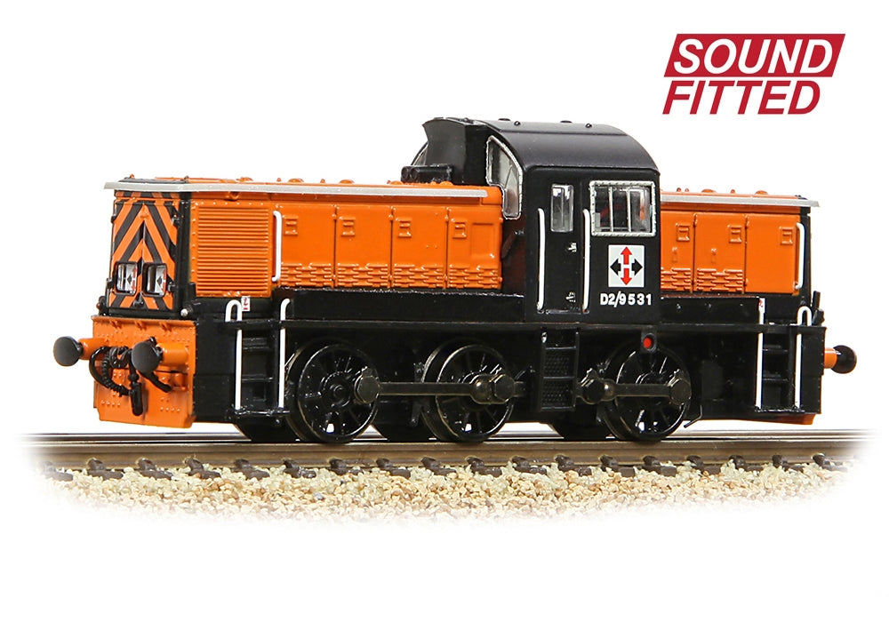 Graham Farish Class 14 D2/9531 NCB British Oak Orange & Black 372-954SF
