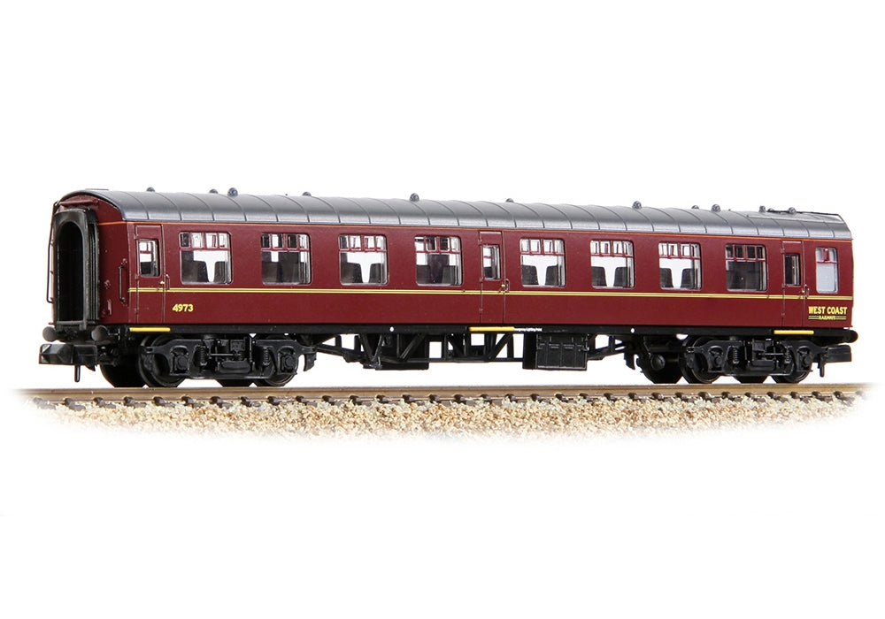 Graham Farish BR MK1 TSO Tourist Second Open WCRC Maroon 374-018