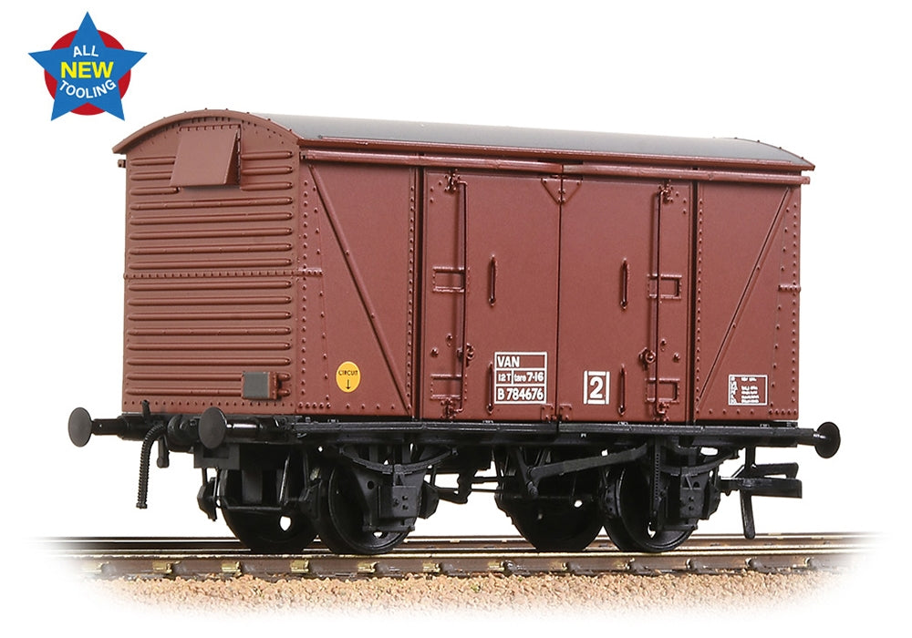 Branchline BR 12t 'Vanwide' Ventilated Van BR Bauxite (Late) (Van) 38-872