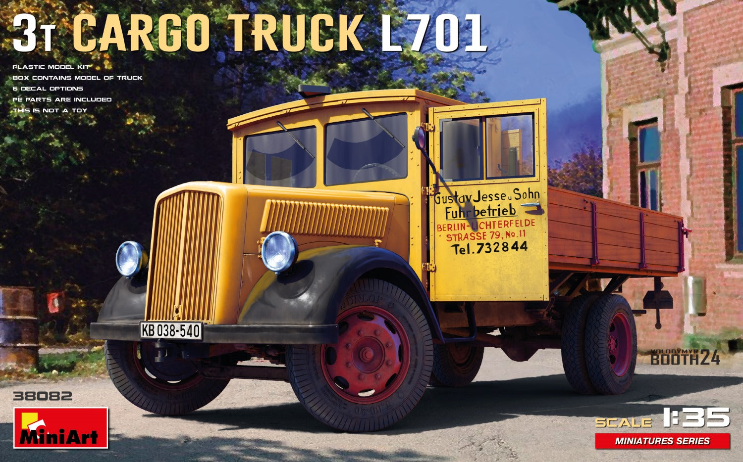 Miniart 1:35 - 3t Cargo Truck L701