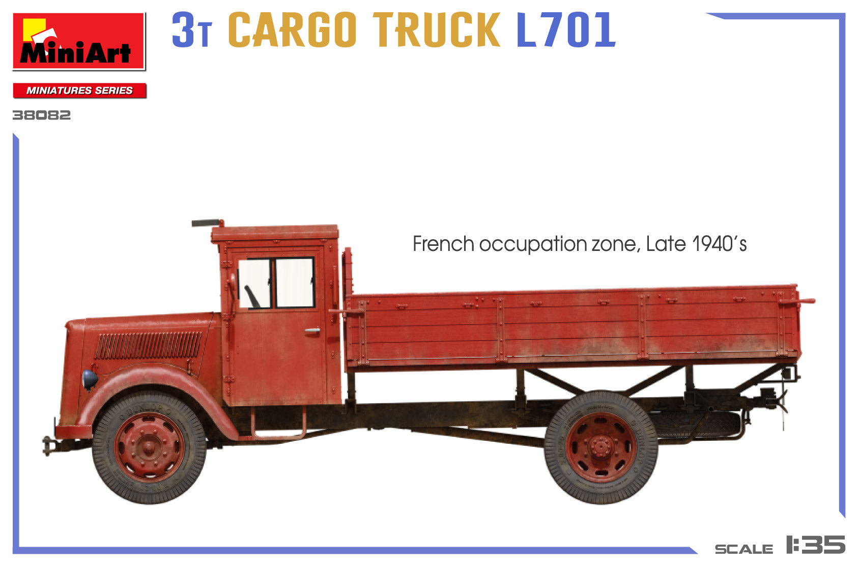 Miniart 1:35 - 3t Cargo Truck L701