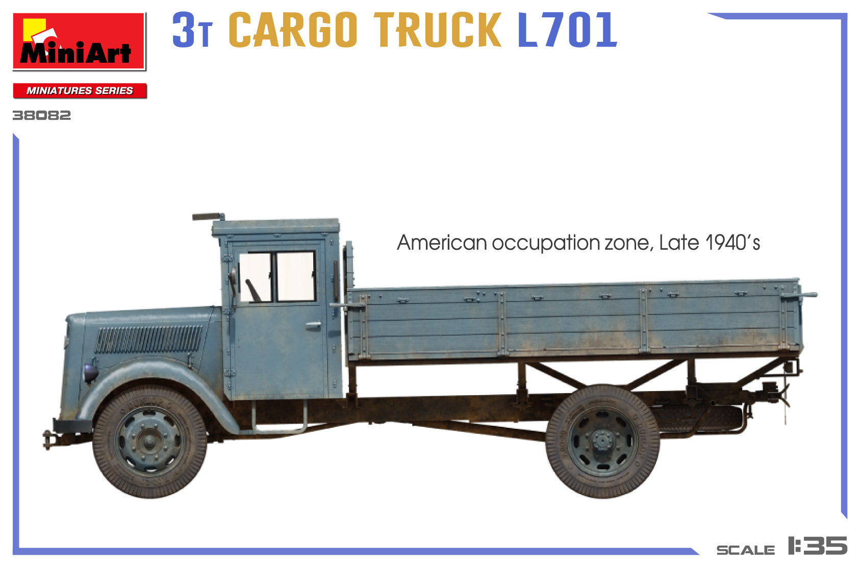 Miniart 1:35 - 3t Cargo Truck L701