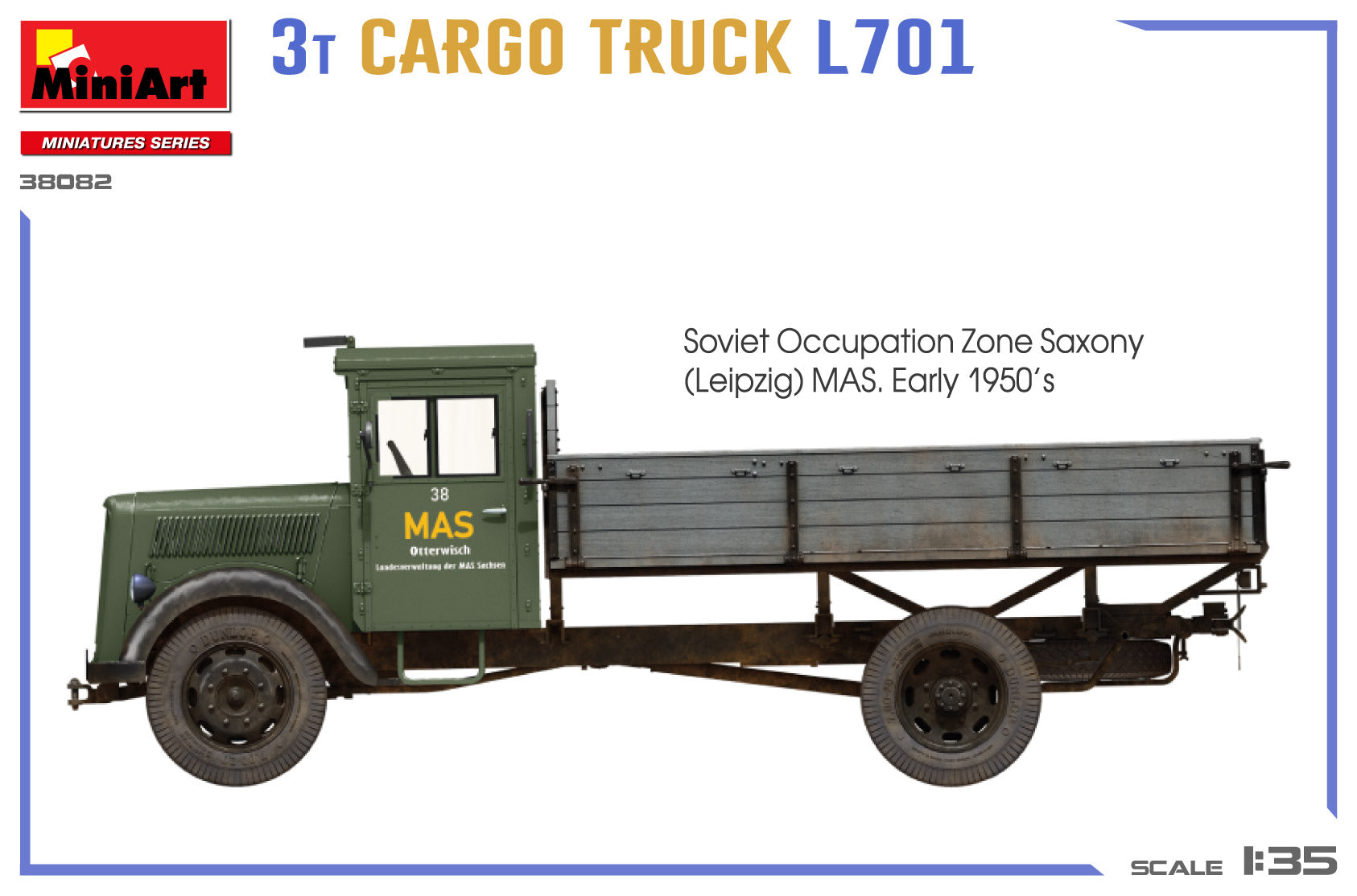 Miniart 1:35 - 3t Cargo Truck L701
