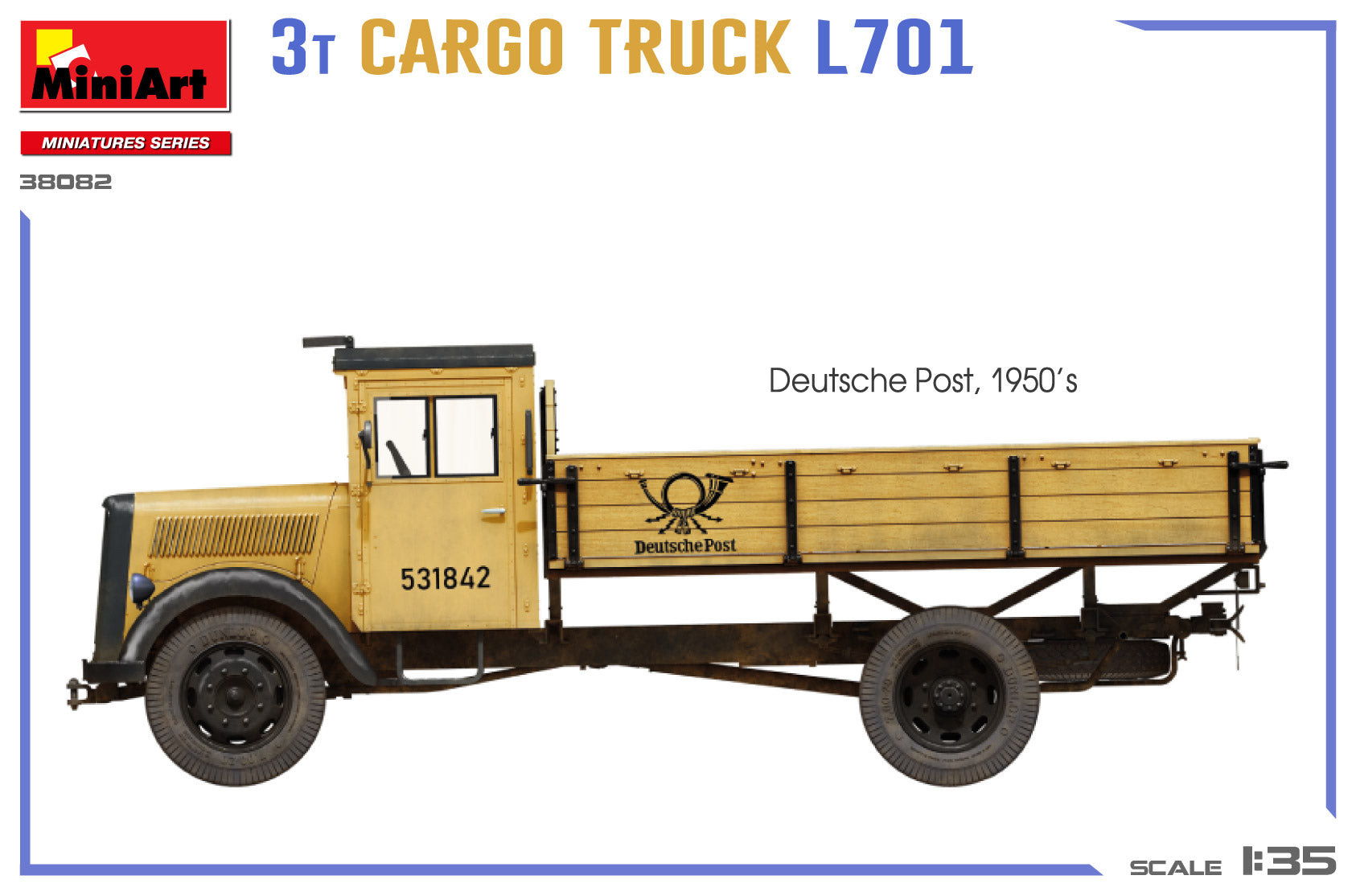 Miniart 1:35 - 3t Cargo Truck L701