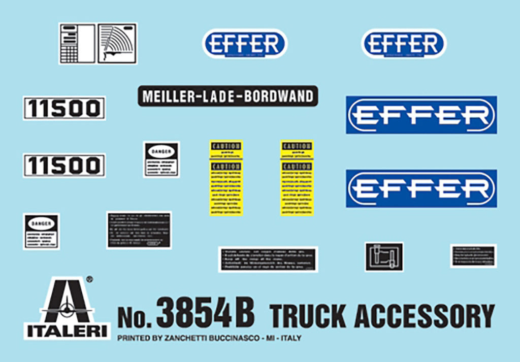 Italeri Truck Accessoires Set 3854