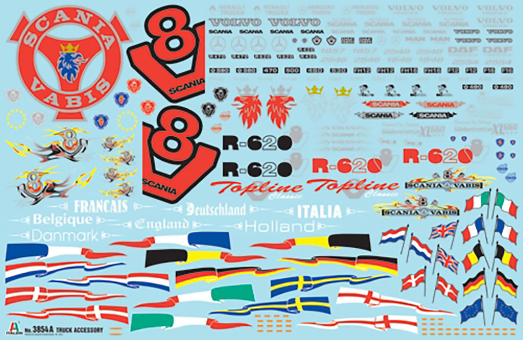 Italeri Truck Accessoires Set 3854