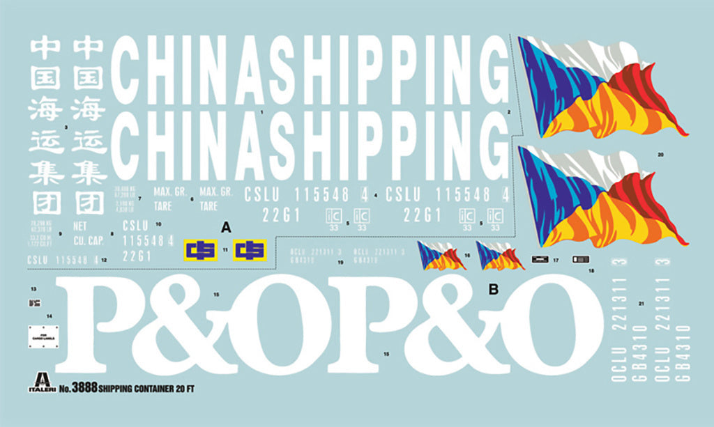 Italeri 20' Container 3888