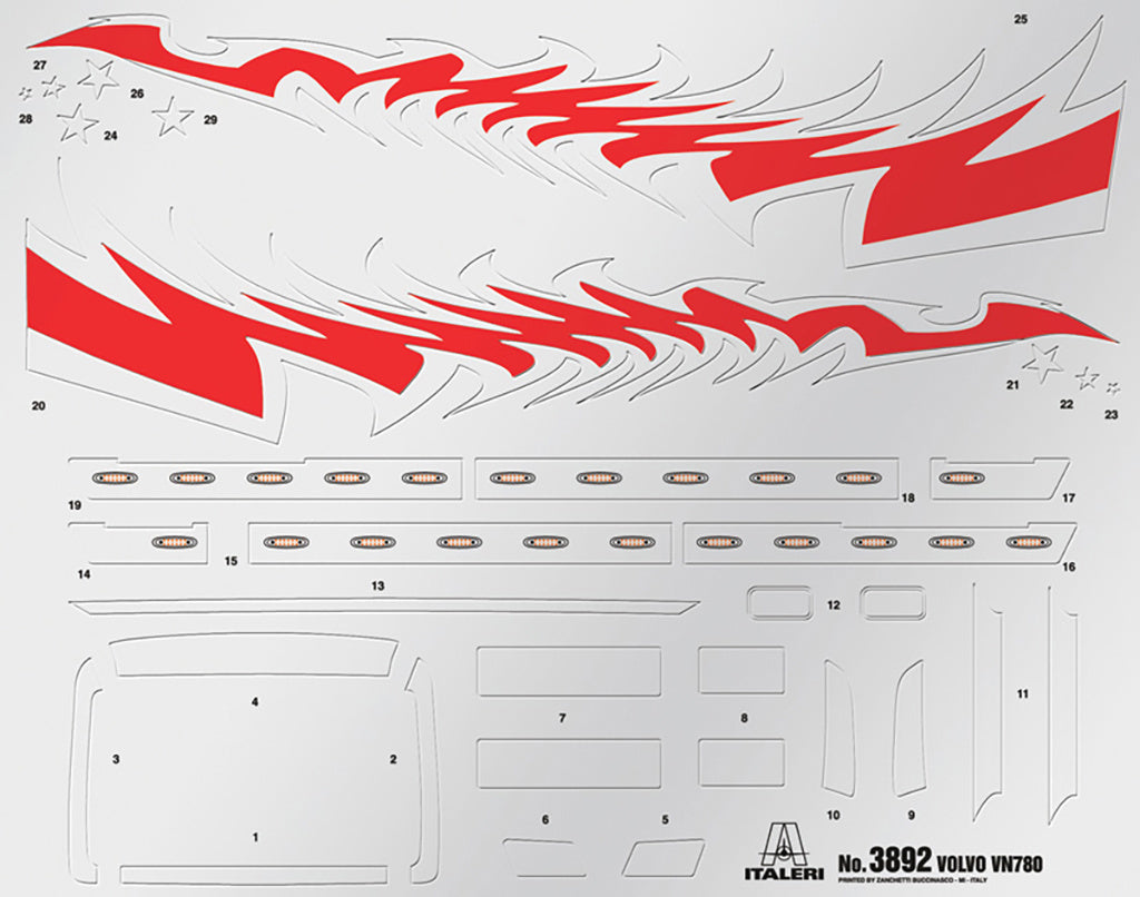 Italeri Volvo Vn 780 3892