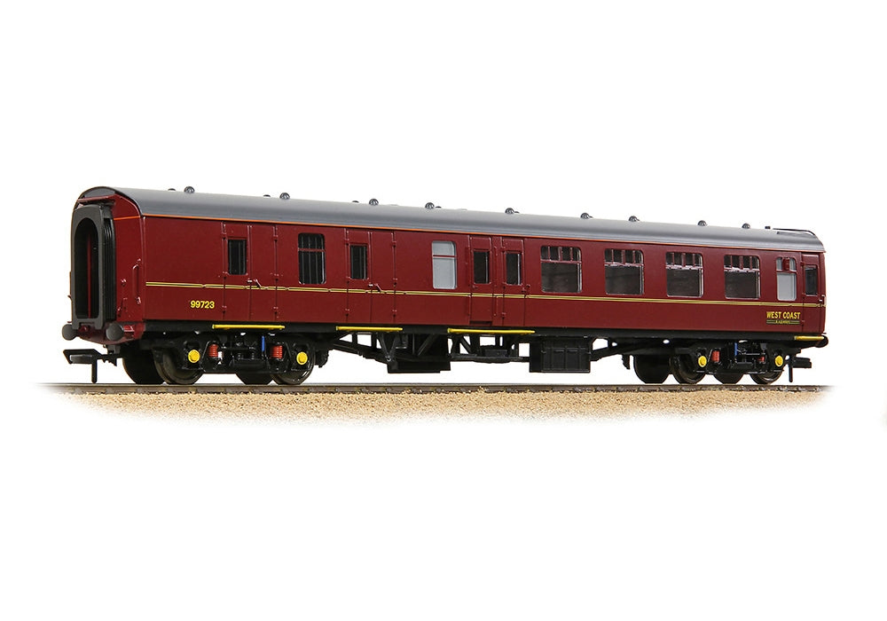 Branchline BR MK1 BSK Brake Second Corridor WCRC Maroon 39-083